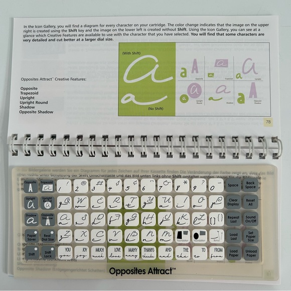 Cricut OPPOSITES ATTRACT font - Picture 4 of 13